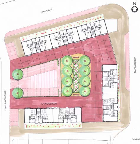 plattegrond bouwblok