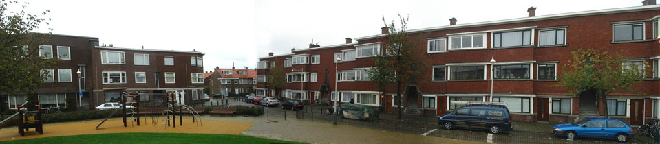 Panorama Rustenburg-Oostbroek te Den Haag