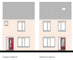voor- en achtergevel