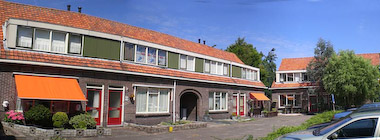 Panorama in de wijk