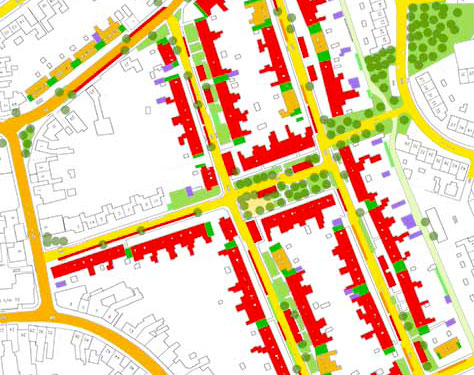 plattegrond achter de haesen