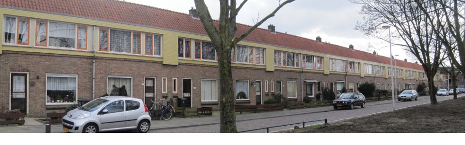 Panorama te Fruitbuurt-Noord in Breda