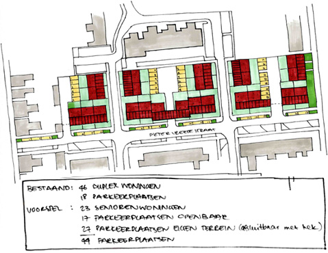 plattegrond achter de haesen