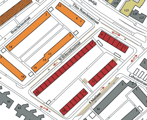 Zoeterwoude, 5 Meilaan, Willibrordusstraat en Titus Brandsmastraat